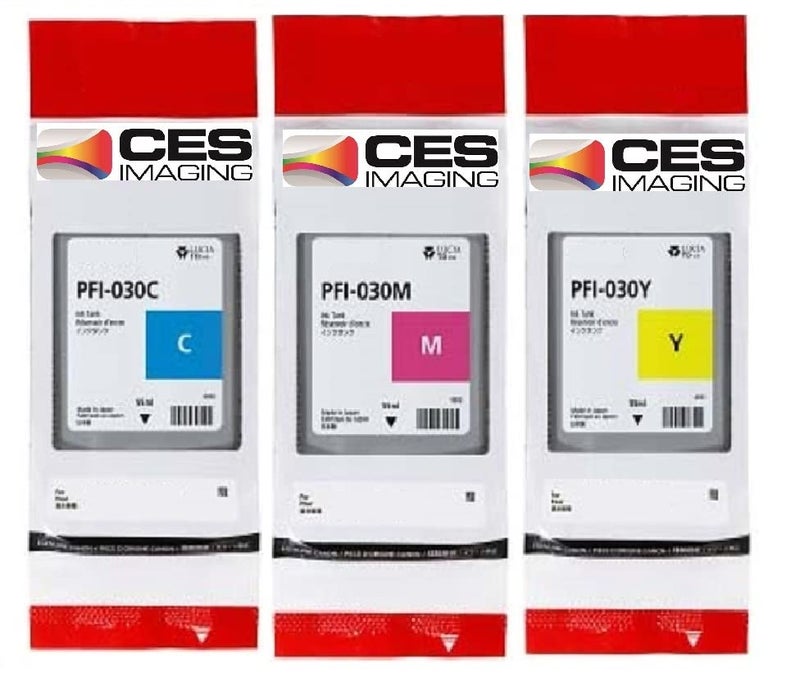 PFI-030C PFI-030M PFI-030Y 3-Pack
